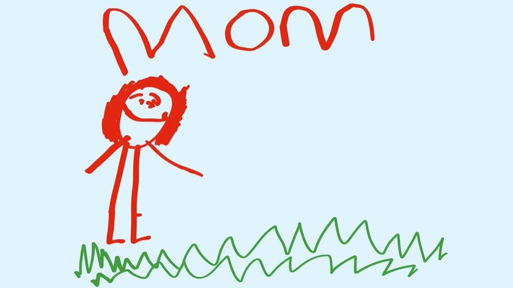 De tekening omgezet naar Tekenfilm